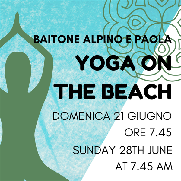 Yoga on the beach